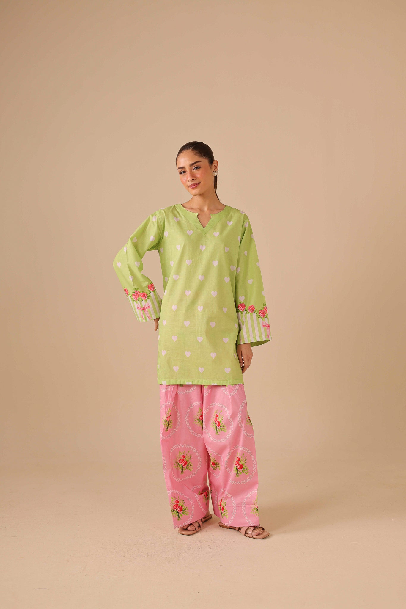 2PC Summer Lawn Dress - 44279