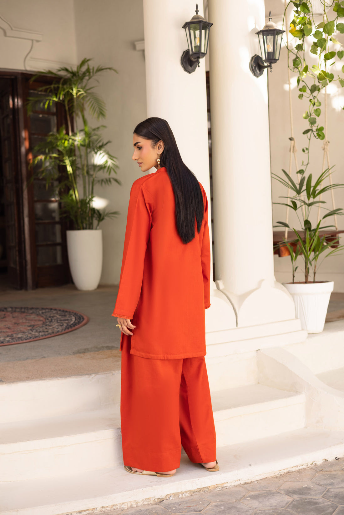 2 PC Khaddar Solid FSK 03 – Rust