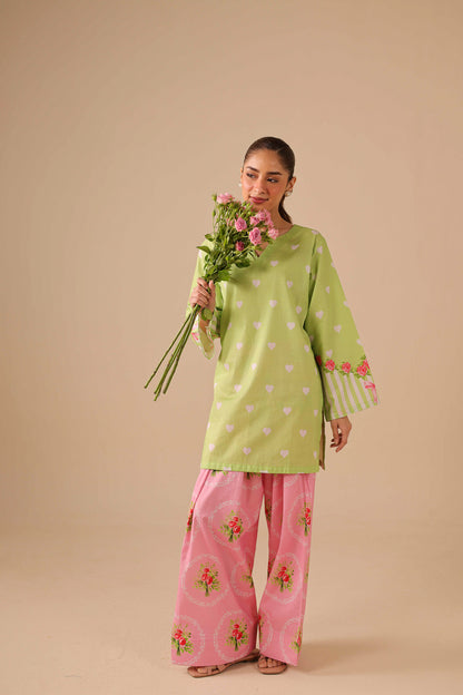 2PC Summer Lawn Dress - 44279