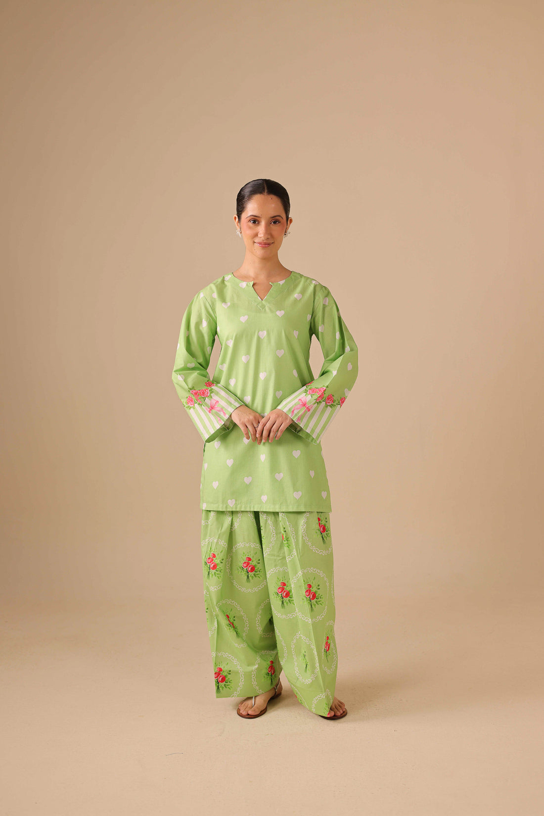 2PC Summer Lawn Dress - 44280