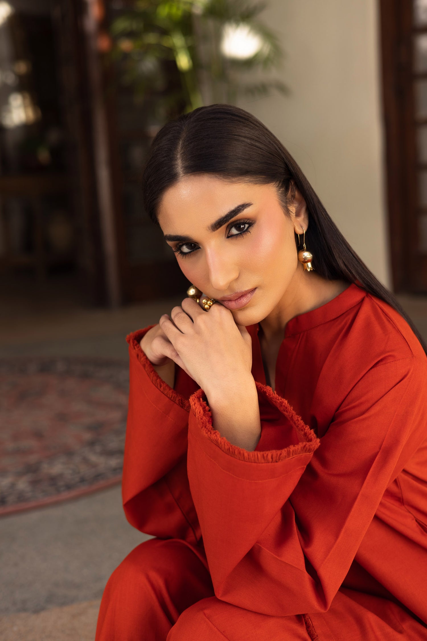 2 PC Khaddar Solid FSK 03 – Rust