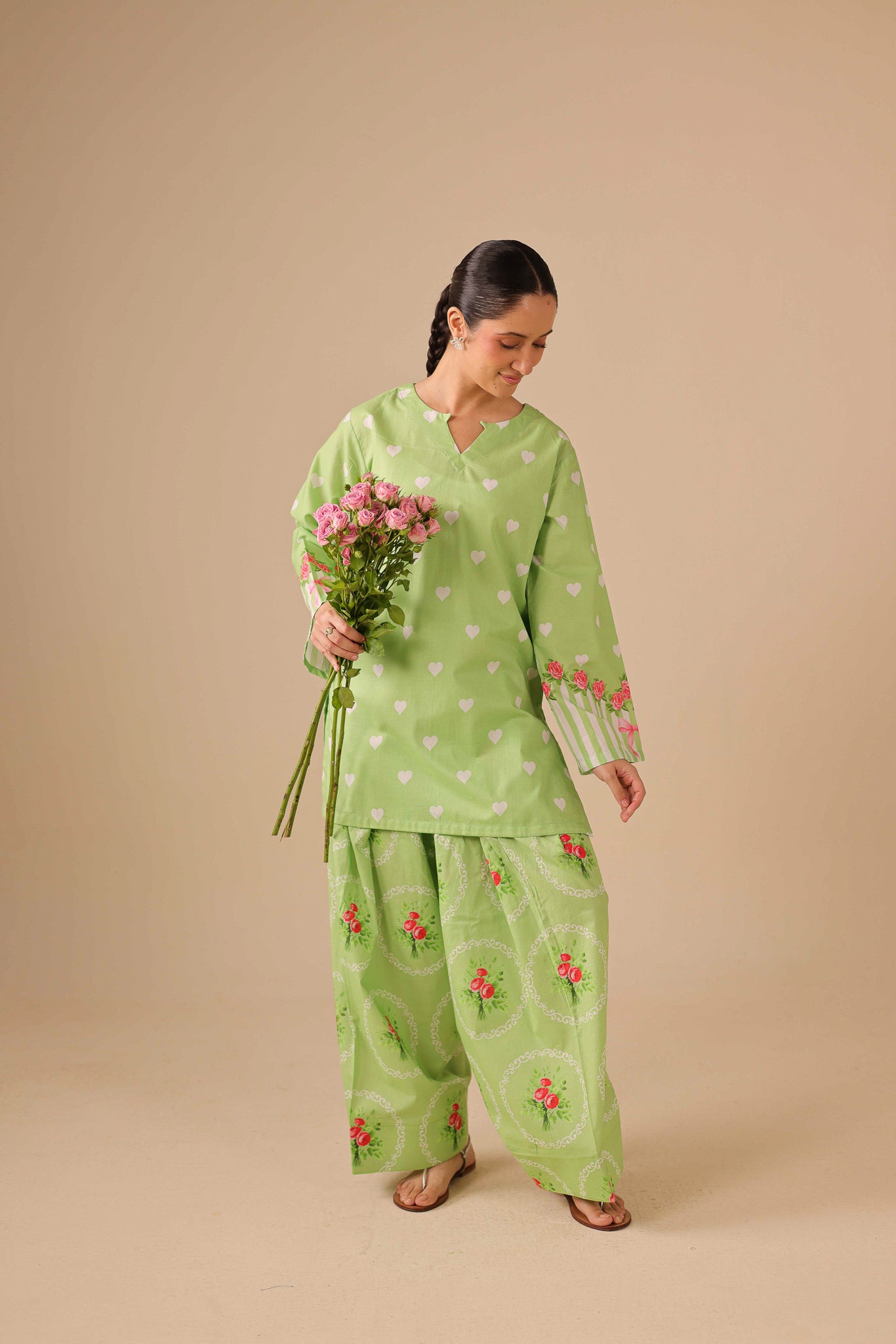 2PC Summer Lawn Dress - 44280