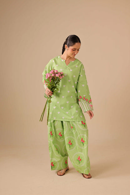 2PC Summer Lawn Dress - 44280