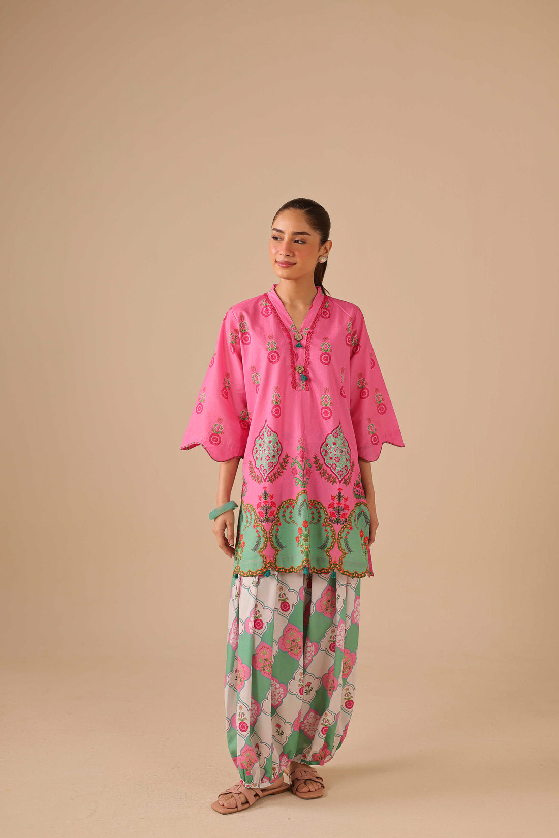 2PC Summer Lawn Dress - 44247