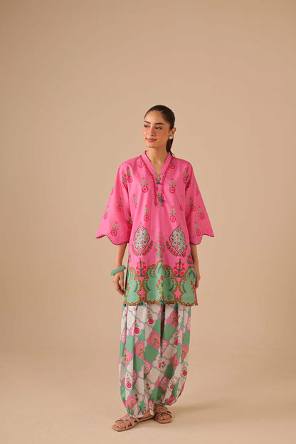 2PC Summer Lawn Dress - 44247
