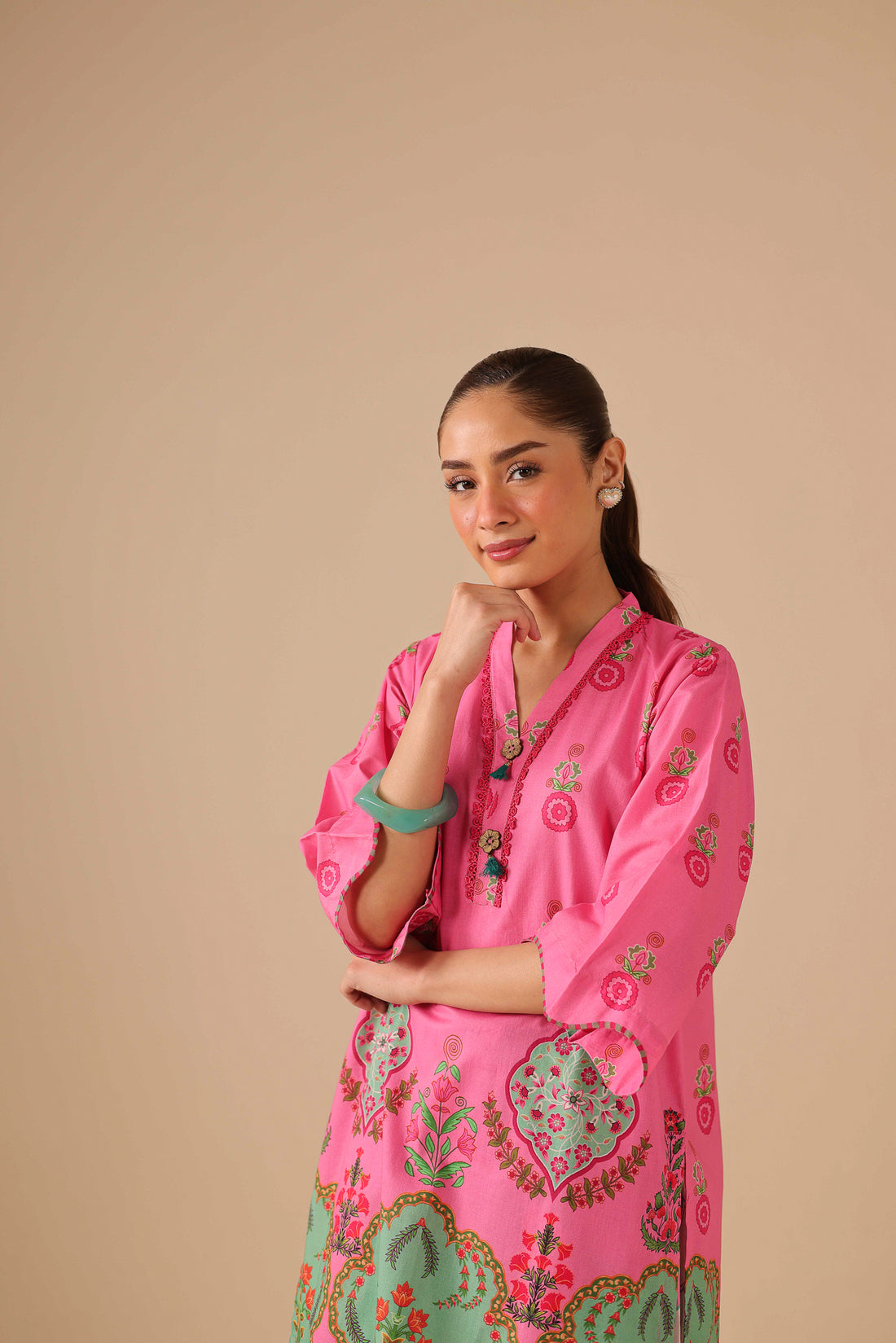 2PC Summer Lawn Dress - 44247