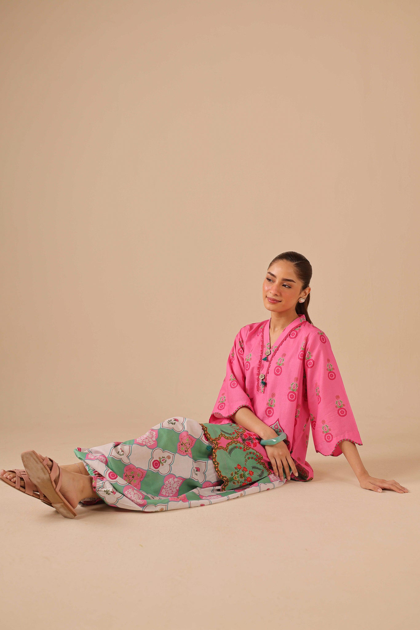 2PC Summer Lawn Dress - 44247