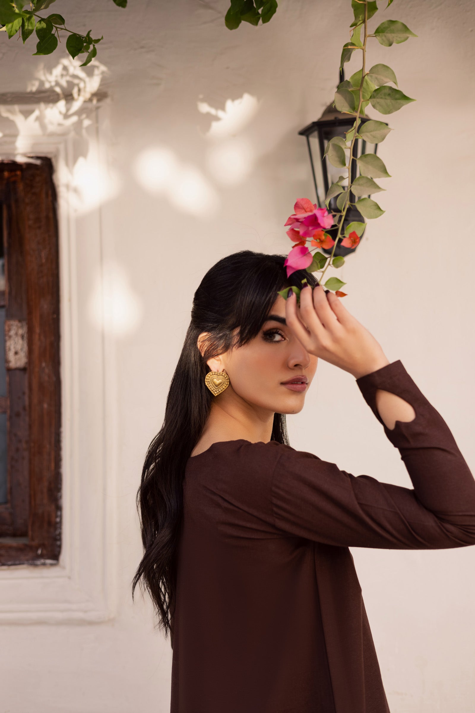 2PC Khaddar Solid HSK 06 – Dark Brown