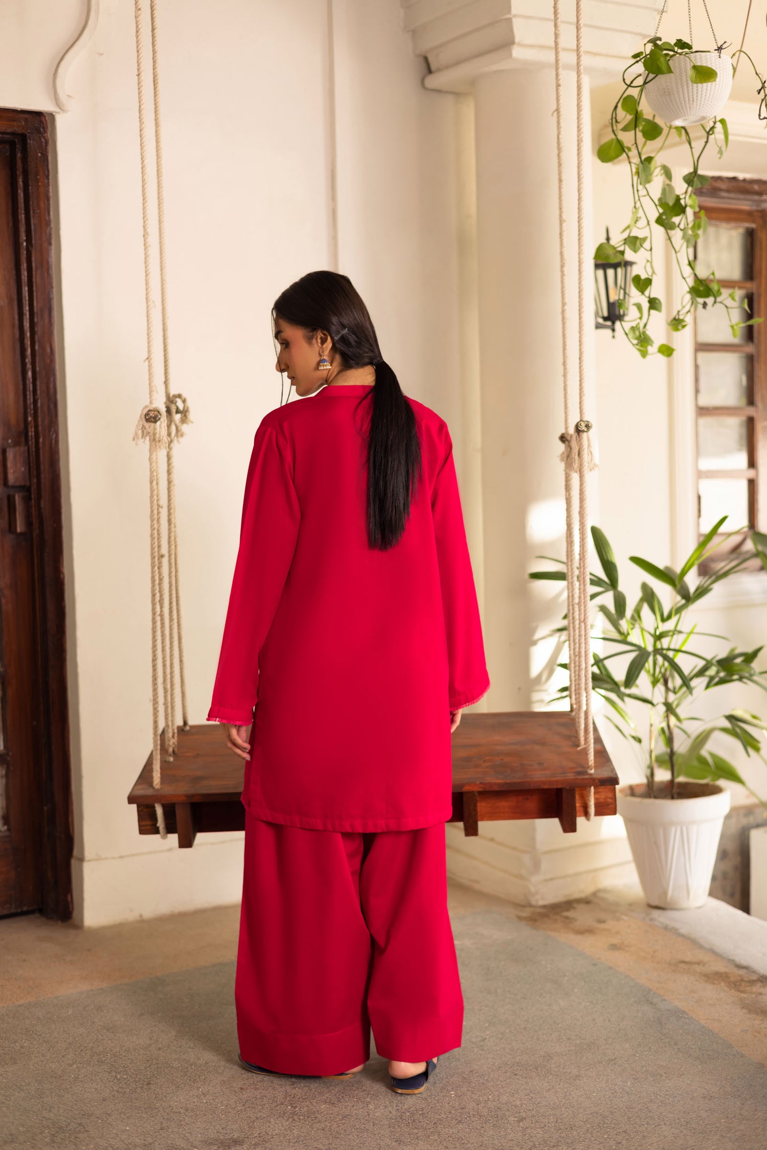 2 PC Khaddar Solid FSK 03 – Shocking Pink