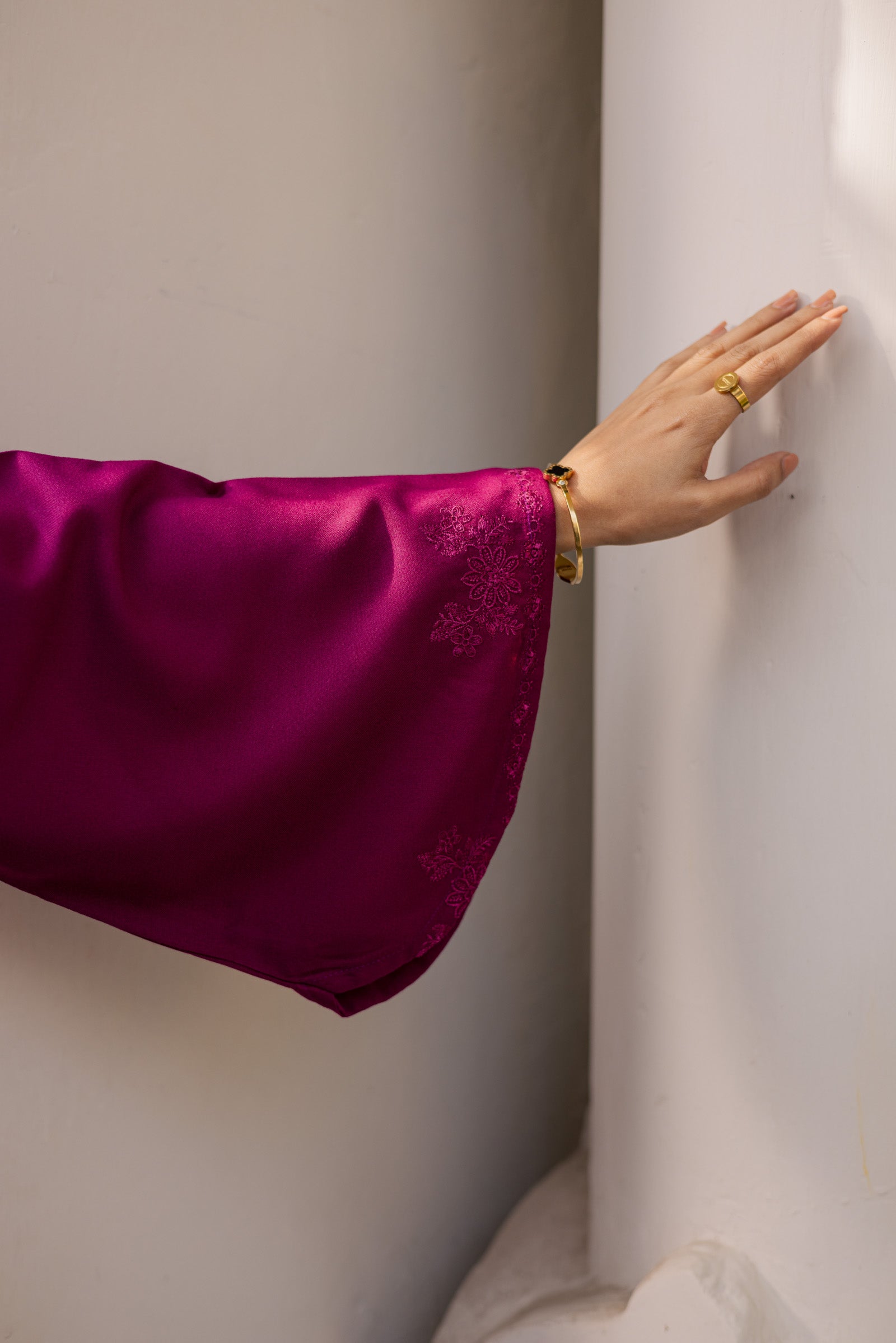 2PC Winter Embroidered Dress - 1200