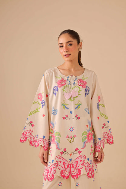 2PC Summer Lawn Dress - 44239
