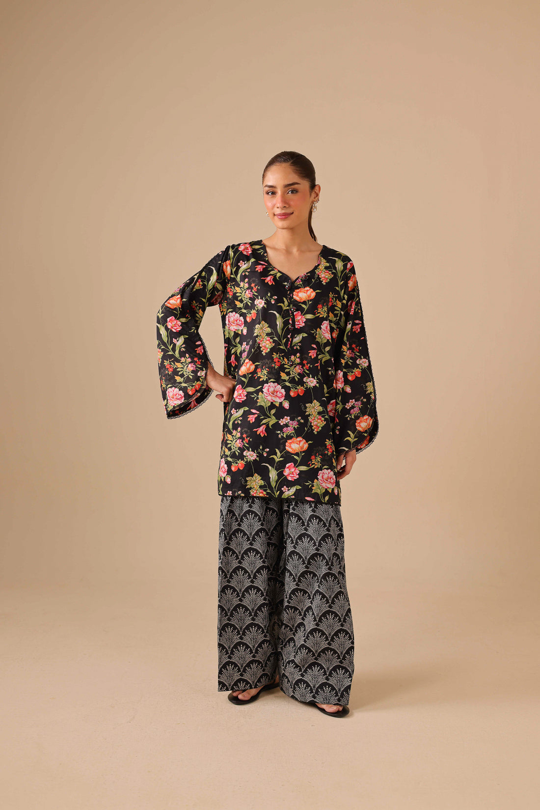 2PC Summer Lawn Dress - 42188