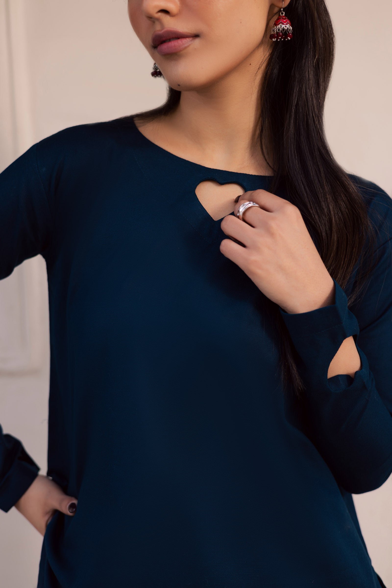 2PC Khaddar Solid HSK 06 – Teal