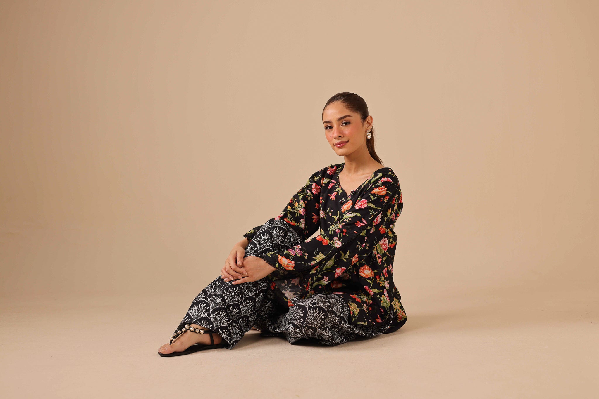 2PC Summer Lawn Dress - 42188
