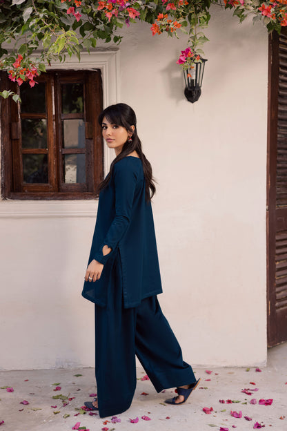 2PC Khaddar Solid HSK 06 – Teal