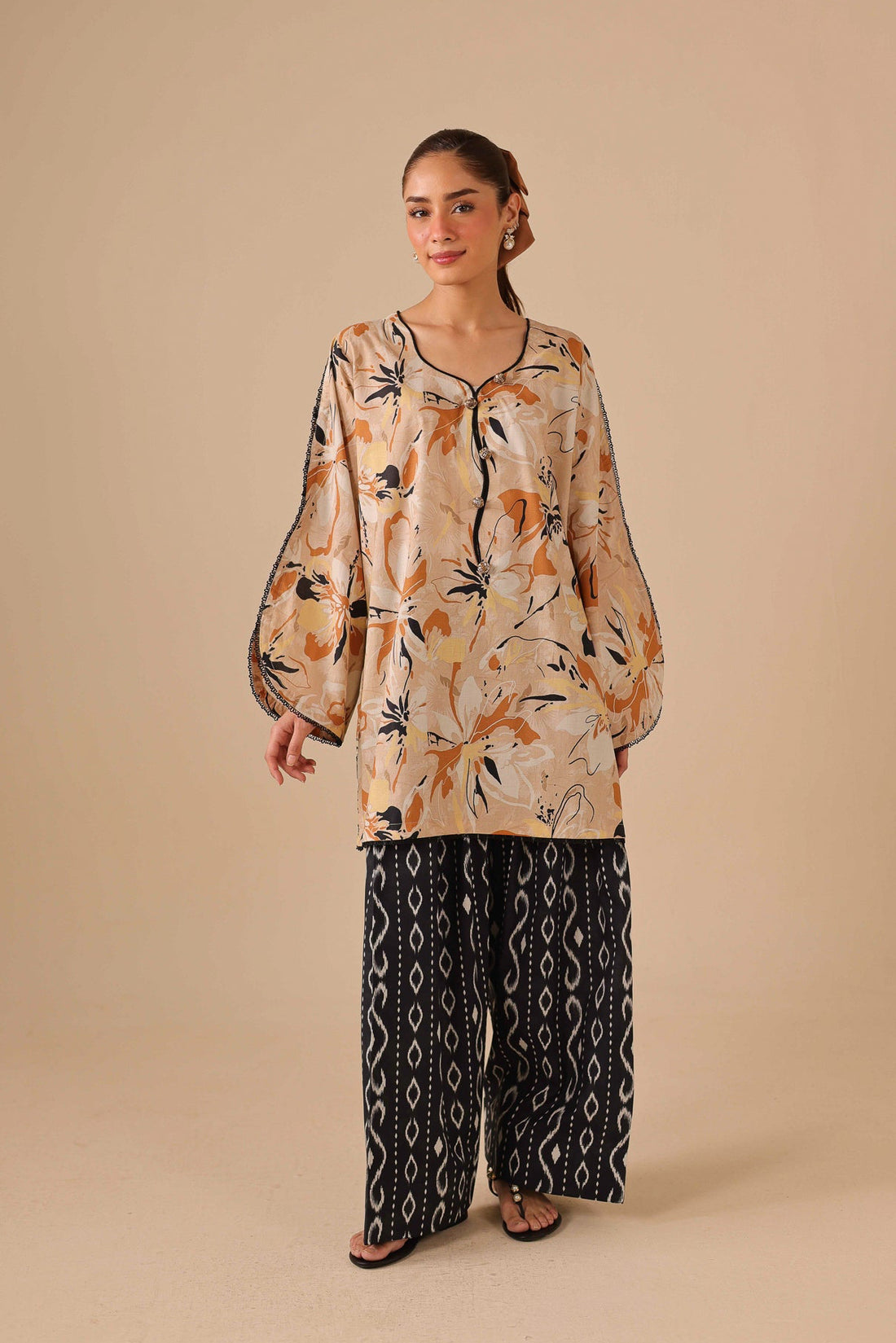 2PC Summer Lawn Dress - 42186