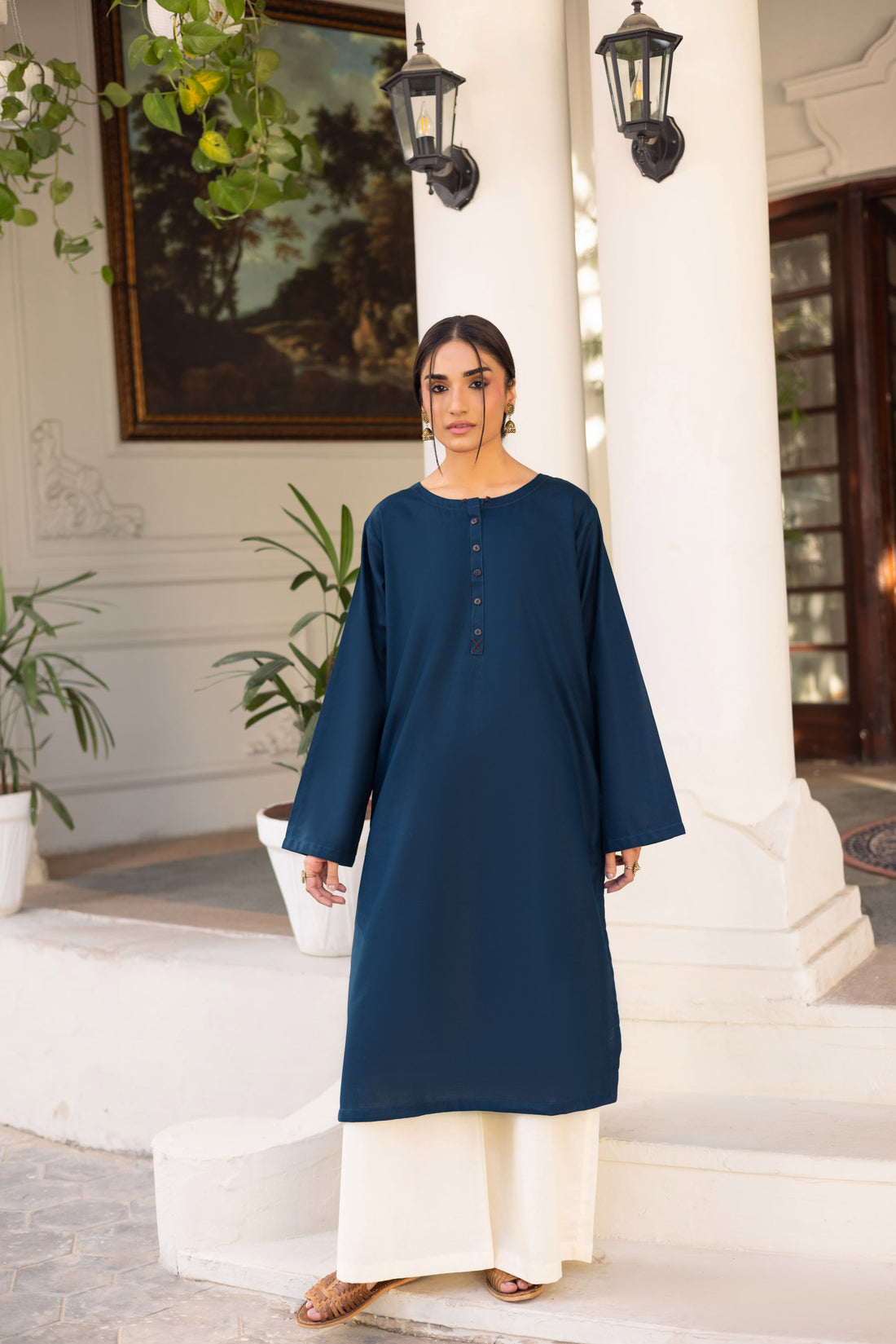 2 PC Khaddar Solid CSK 02 - Teal