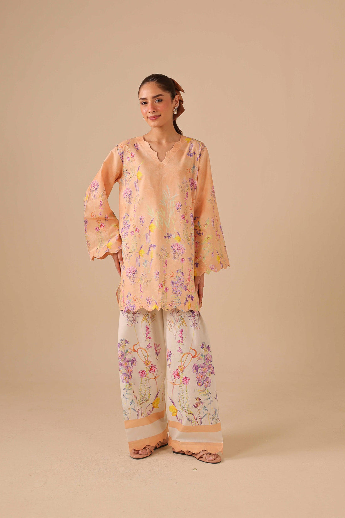 2PC Summer Lawn Dress - 44259