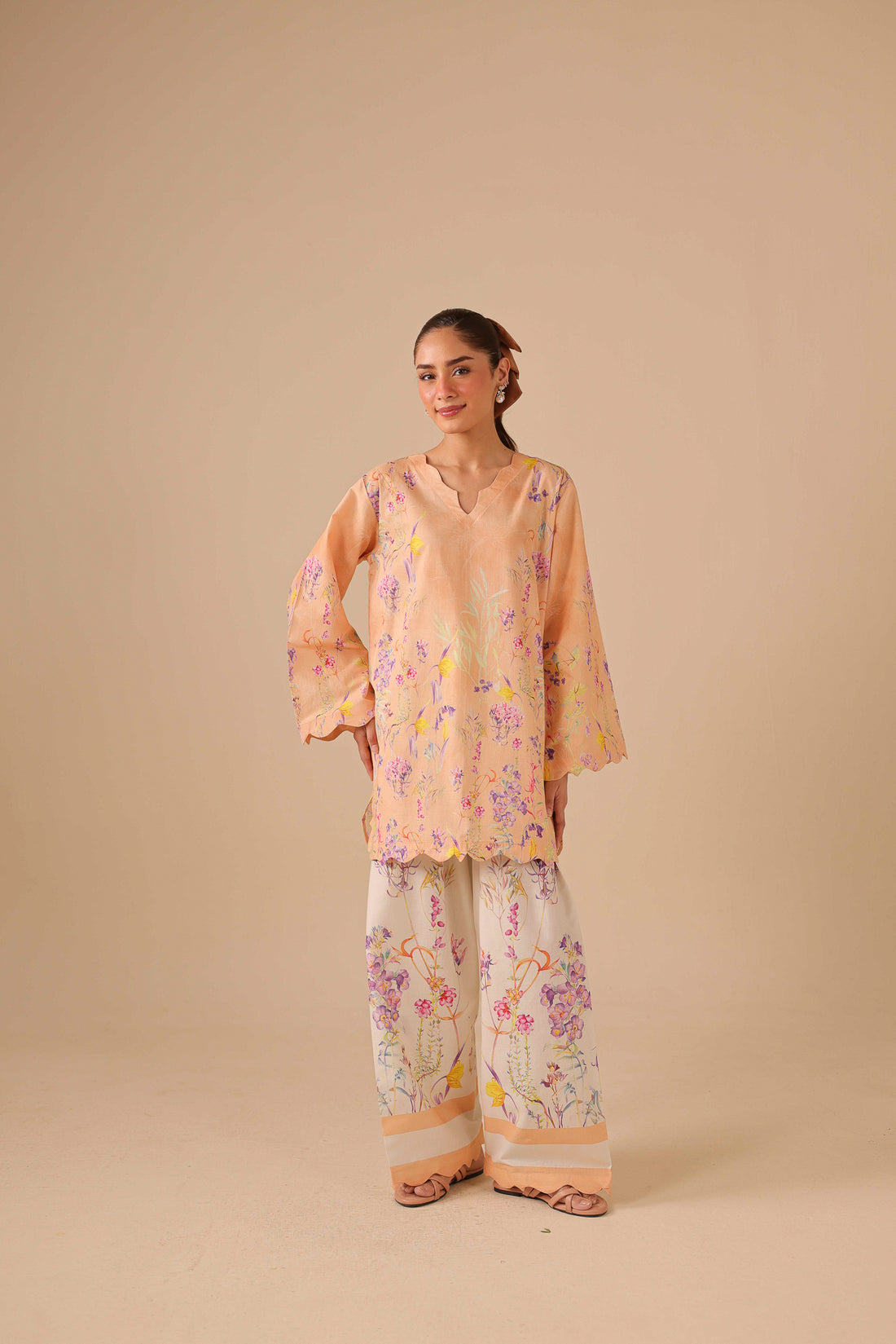 2PC Summer Lawn Dress - 44259