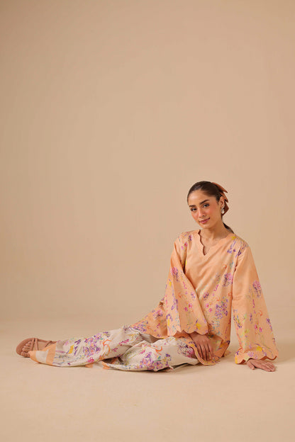2PC Summer Lawn Dress - 44259