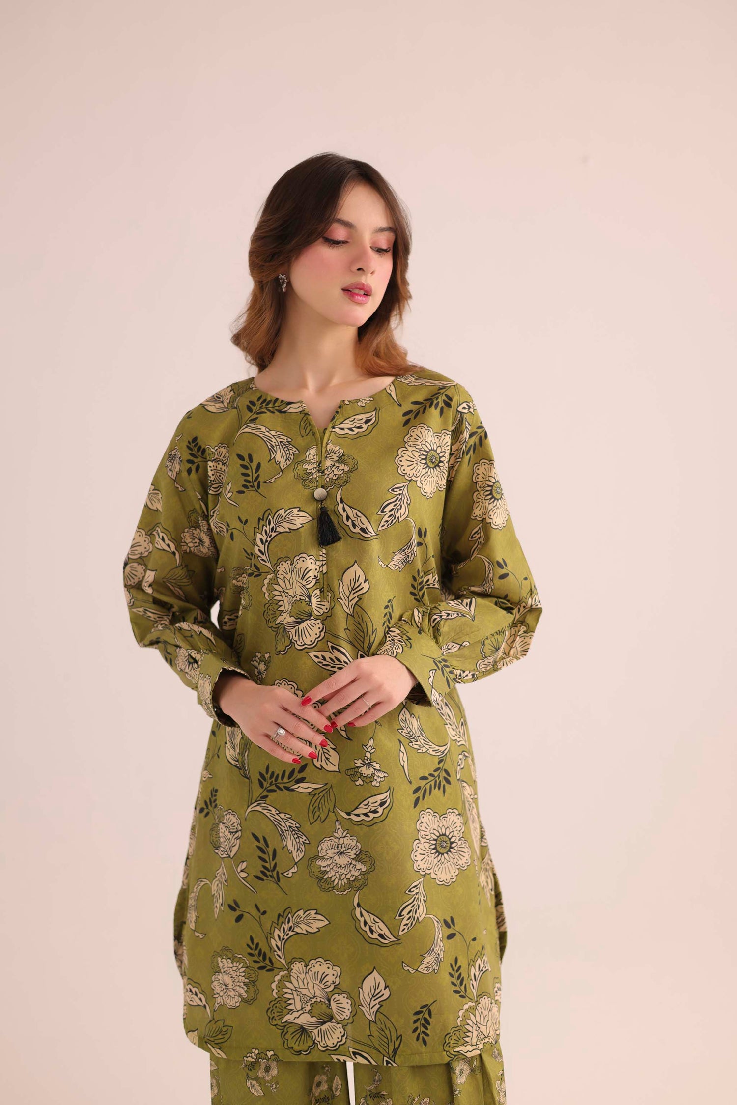 2PC Summer Lawn Dress- PRT L42183
