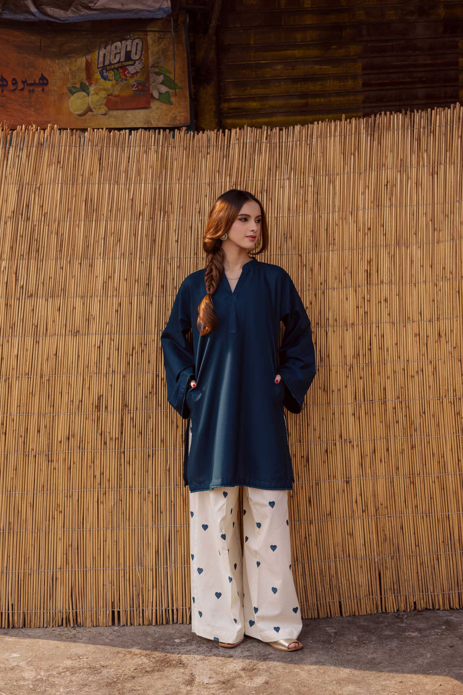 2PC Embroidered Khaddar MSK 05 – Teal