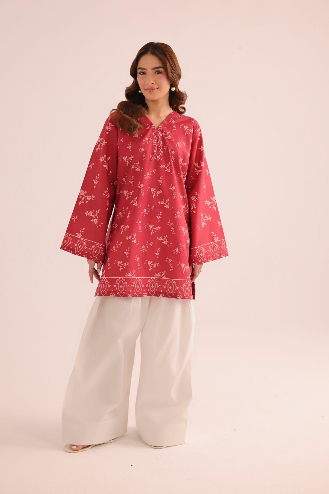 1PC Printed Lawn Kurta - PRT L43290