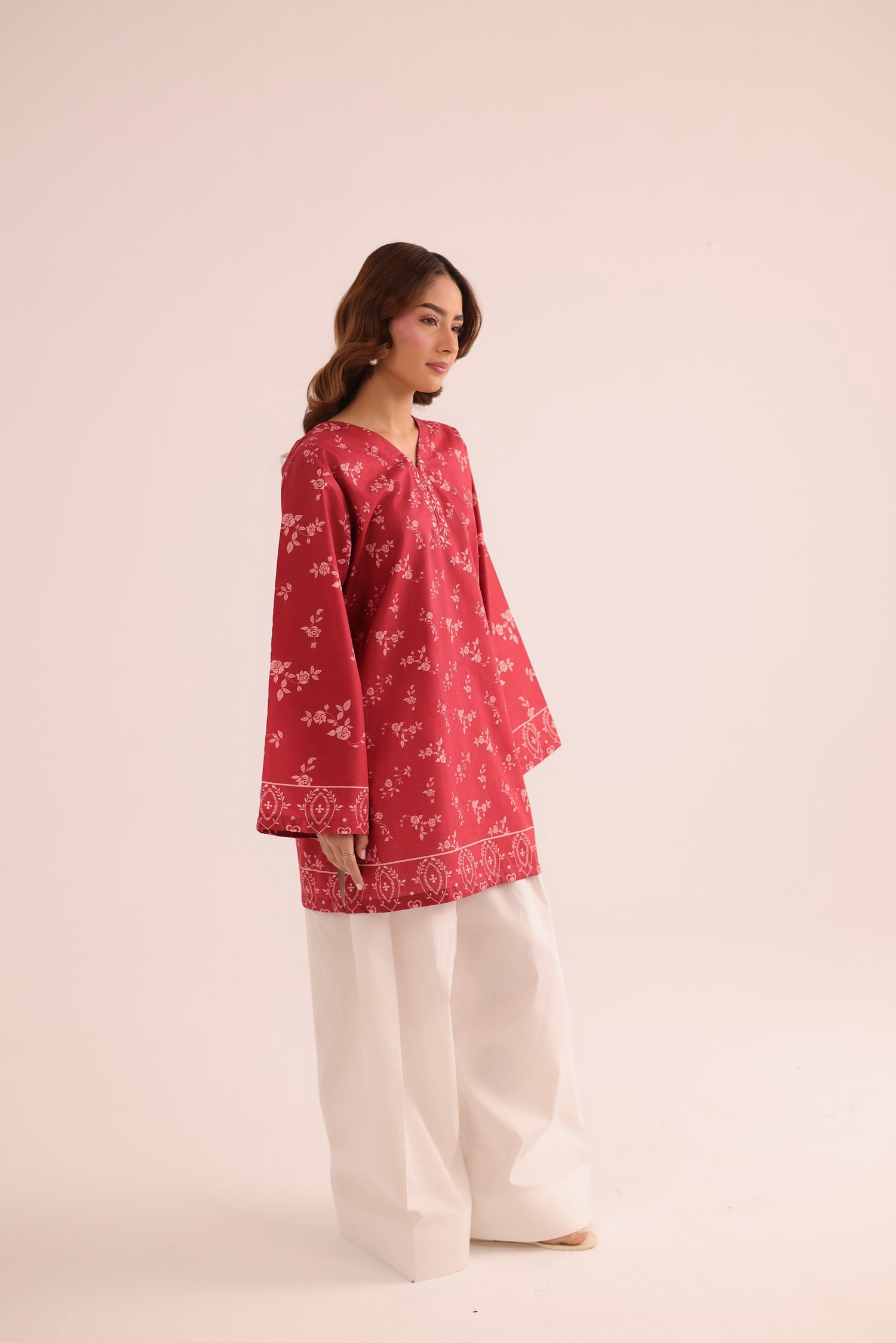1PC Printed Lawn Kurta - PRT L43290