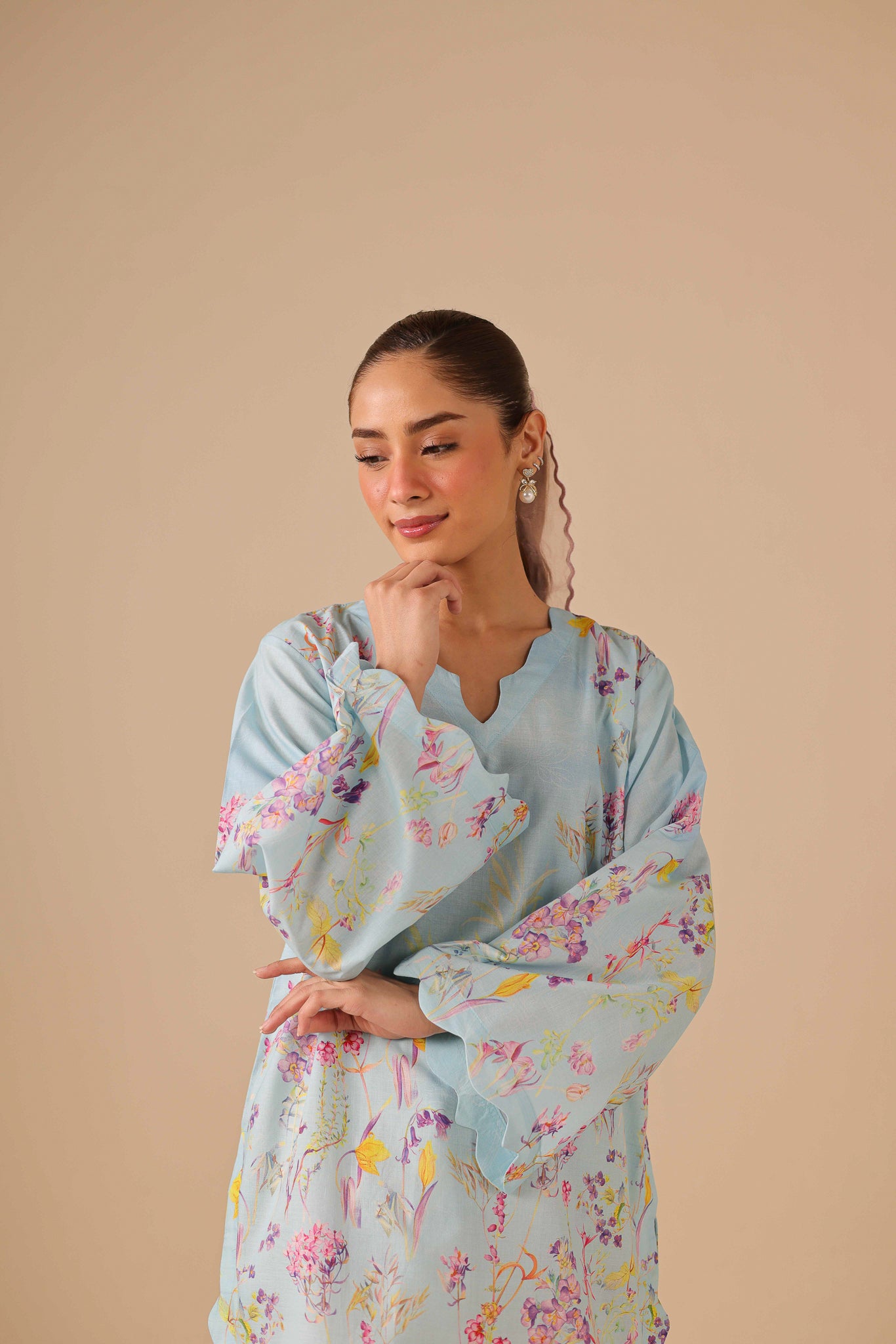 2PC Summer Lawn Dress - 44256