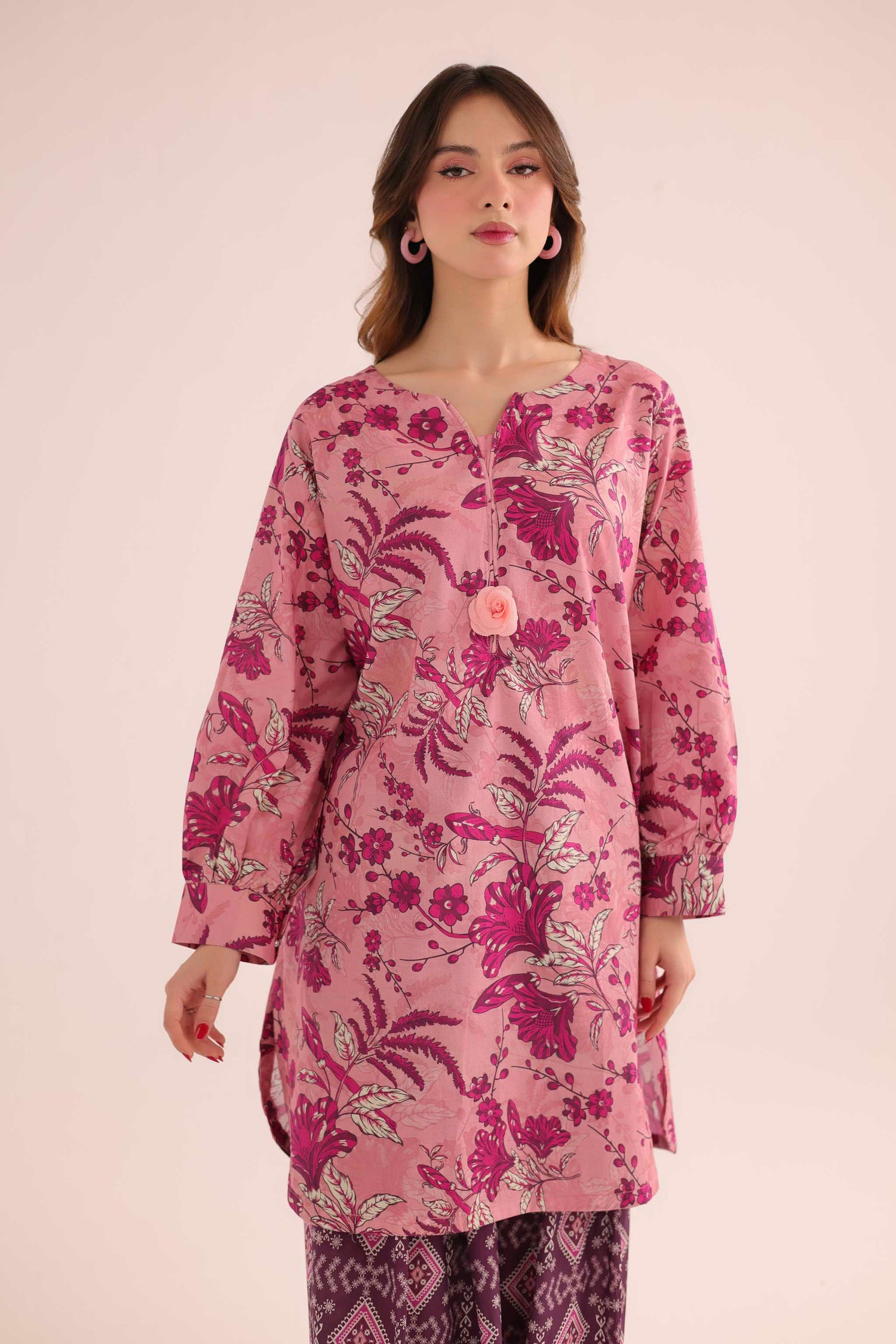2PC Summer Lawn Dress- PRT L42205