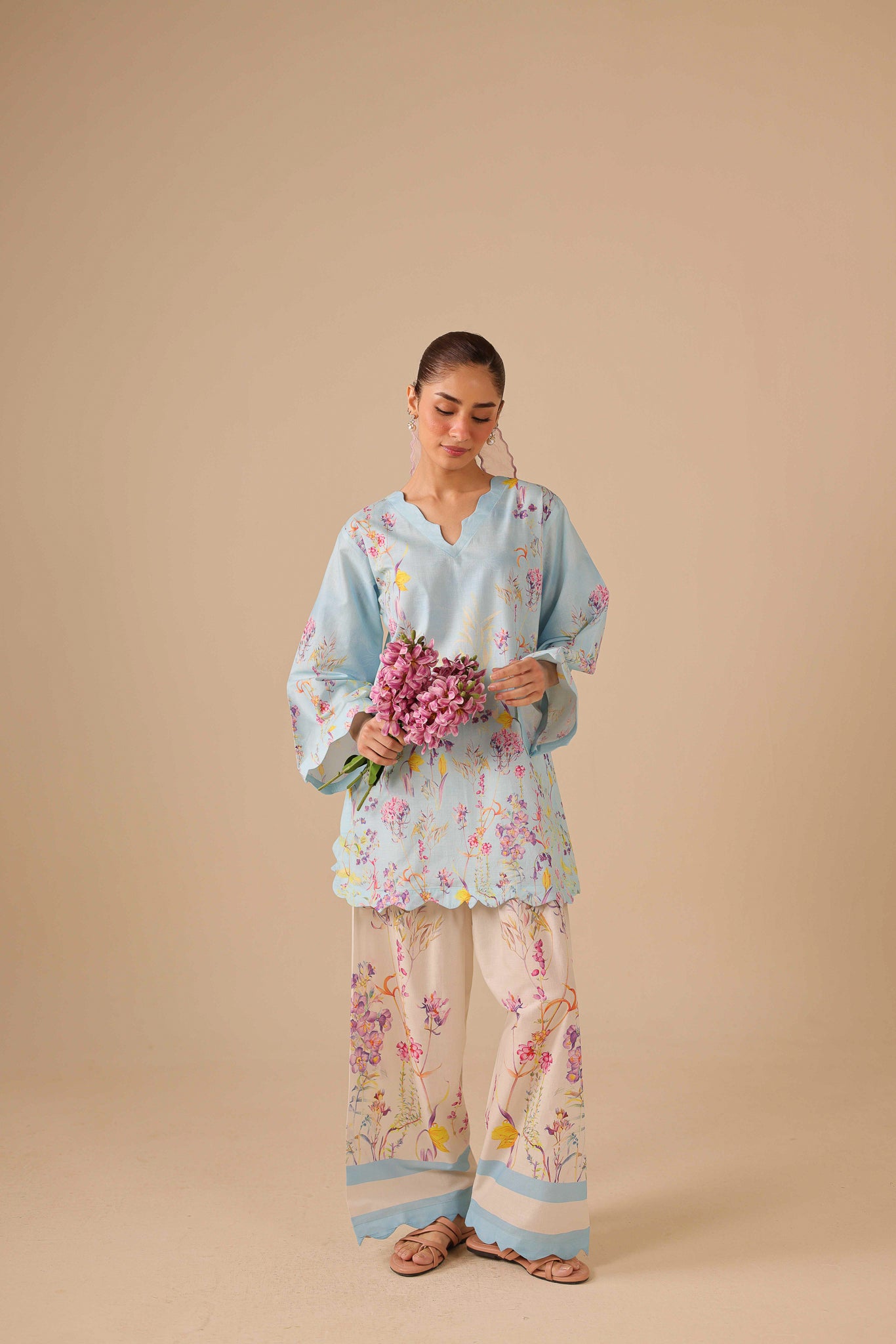 2PC Summer Lawn Dress - 44256