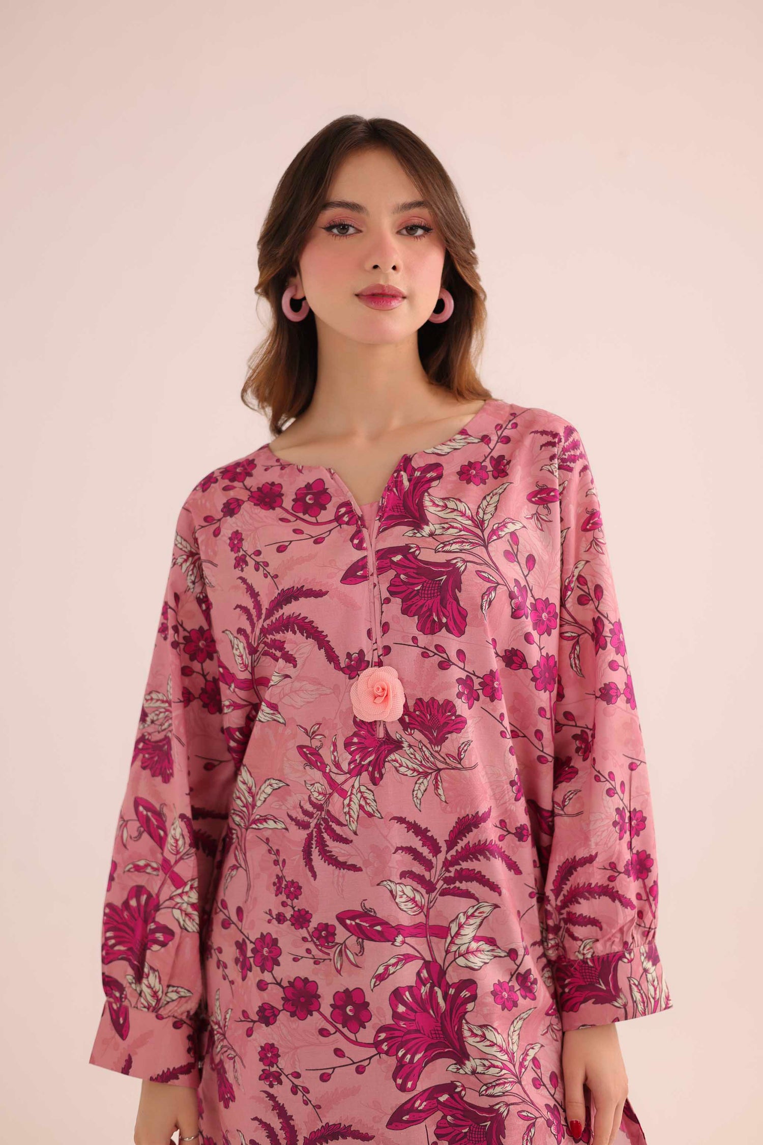 2PC Summer Lawn Dress- PRT L42205