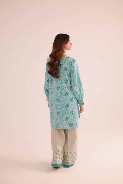 2PC Summer Lawn Dress- PRT L42177