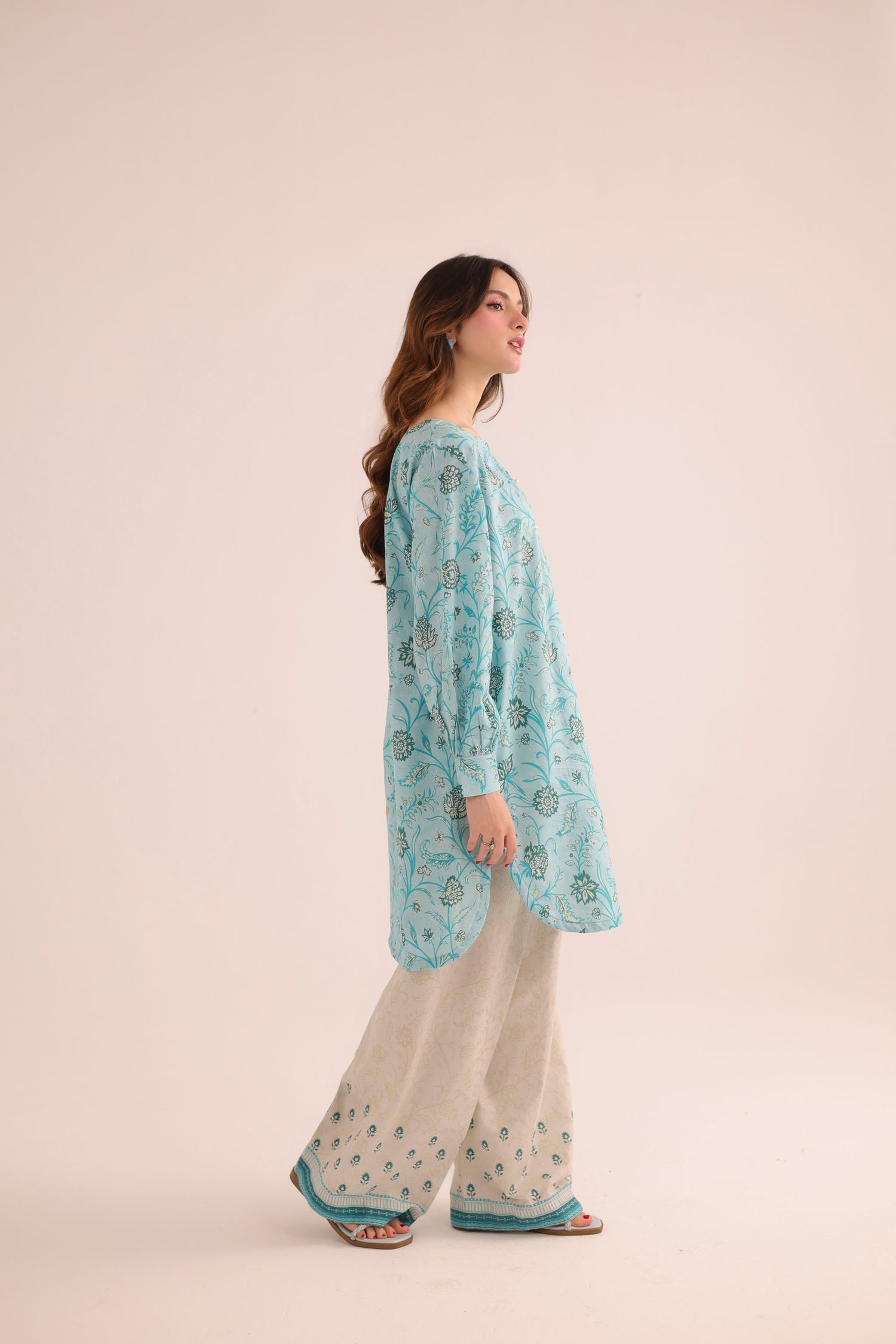 2PC Summer Lawn Dress- PRT L42177
