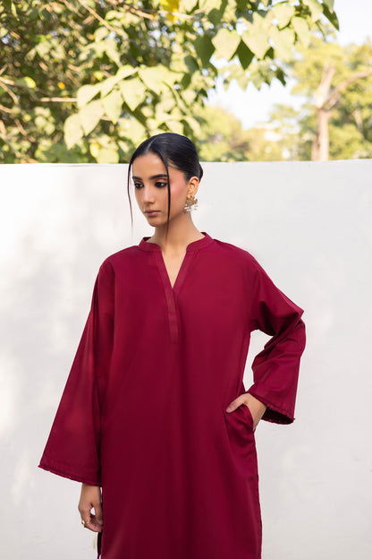 2 PC Khaddar Solid FSK 03 – Maroon