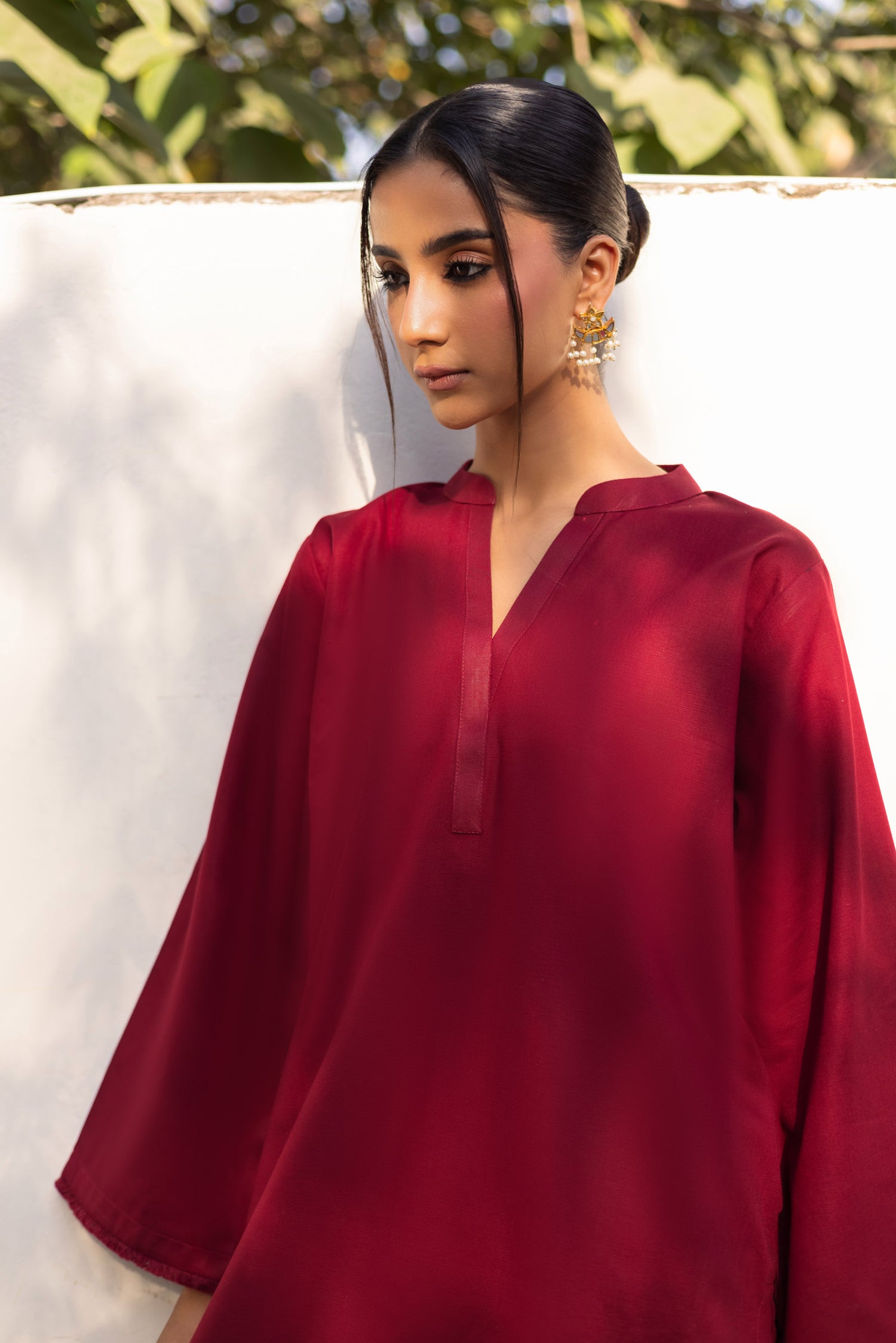 2 PC Khaddar Solid FSK 03 – Maroon