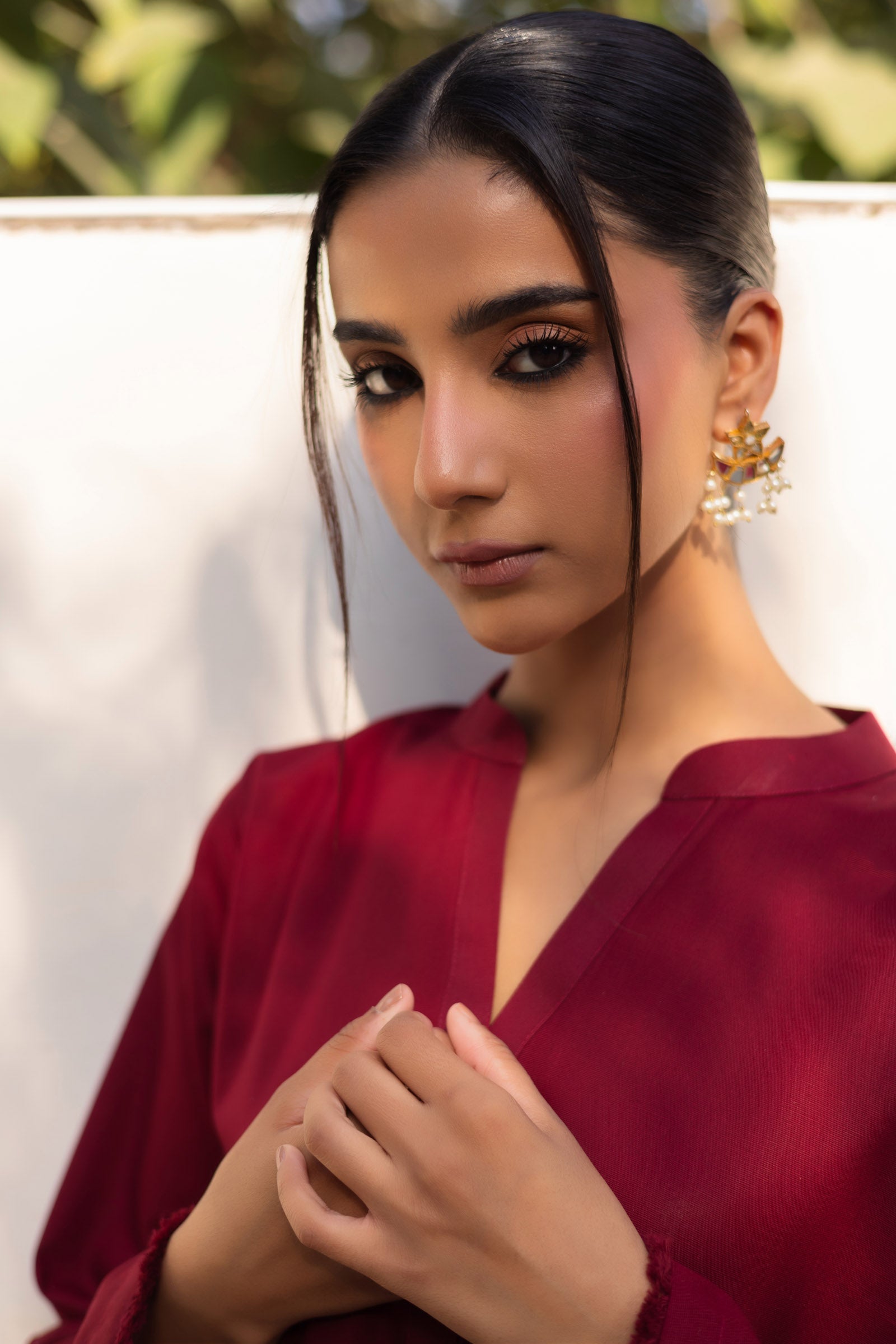 2 PC Khaddar Solid FSK 03 – Maroon