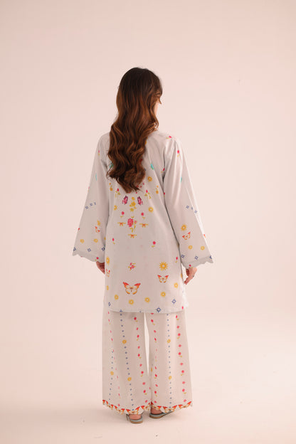 2PC Summer Lawn Dress- PRT L42965