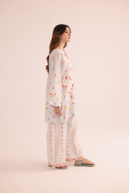 2PC Summer Lawn Dress- PRT L42965