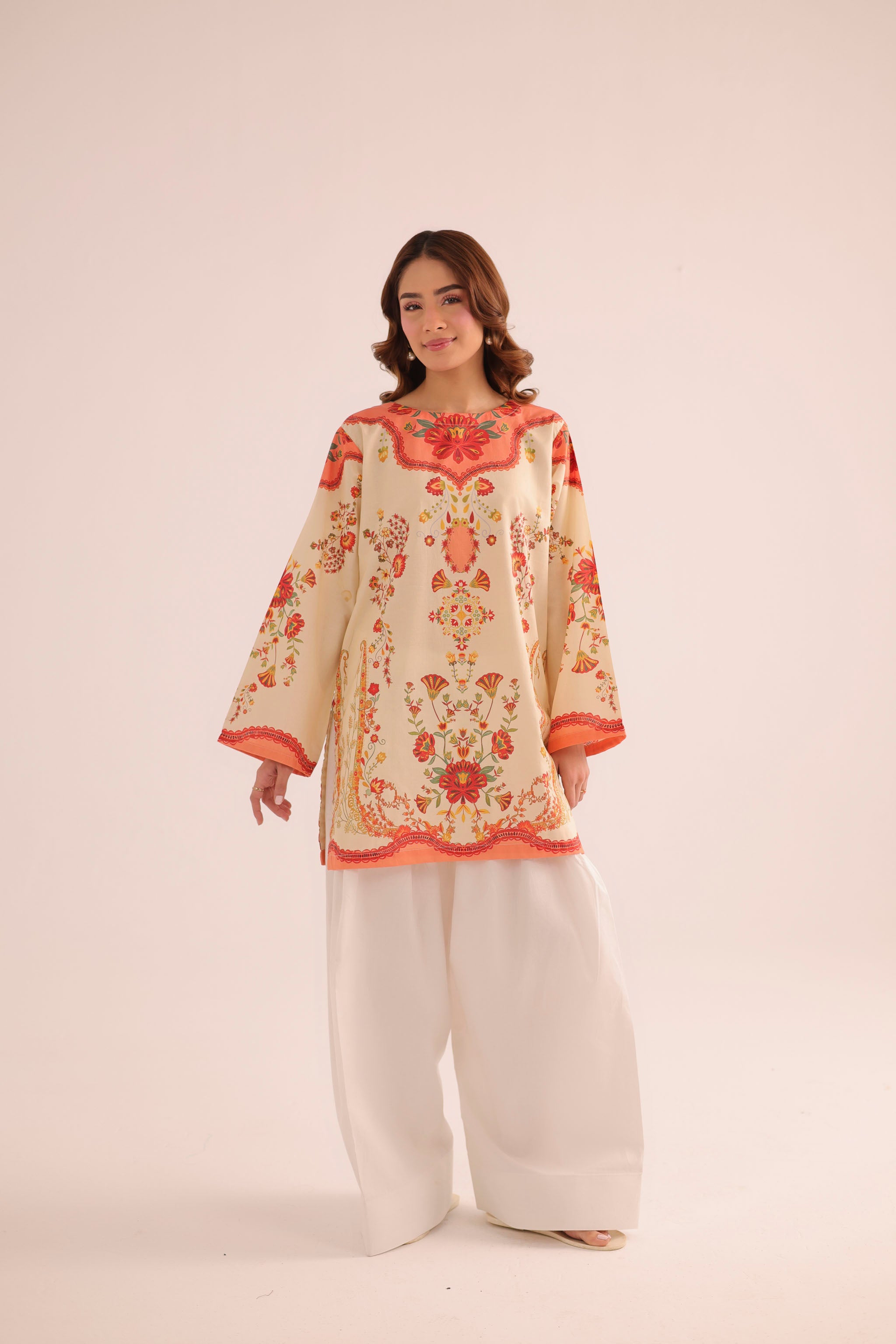 1PC Printed Lawn Kurta - PRT L43291