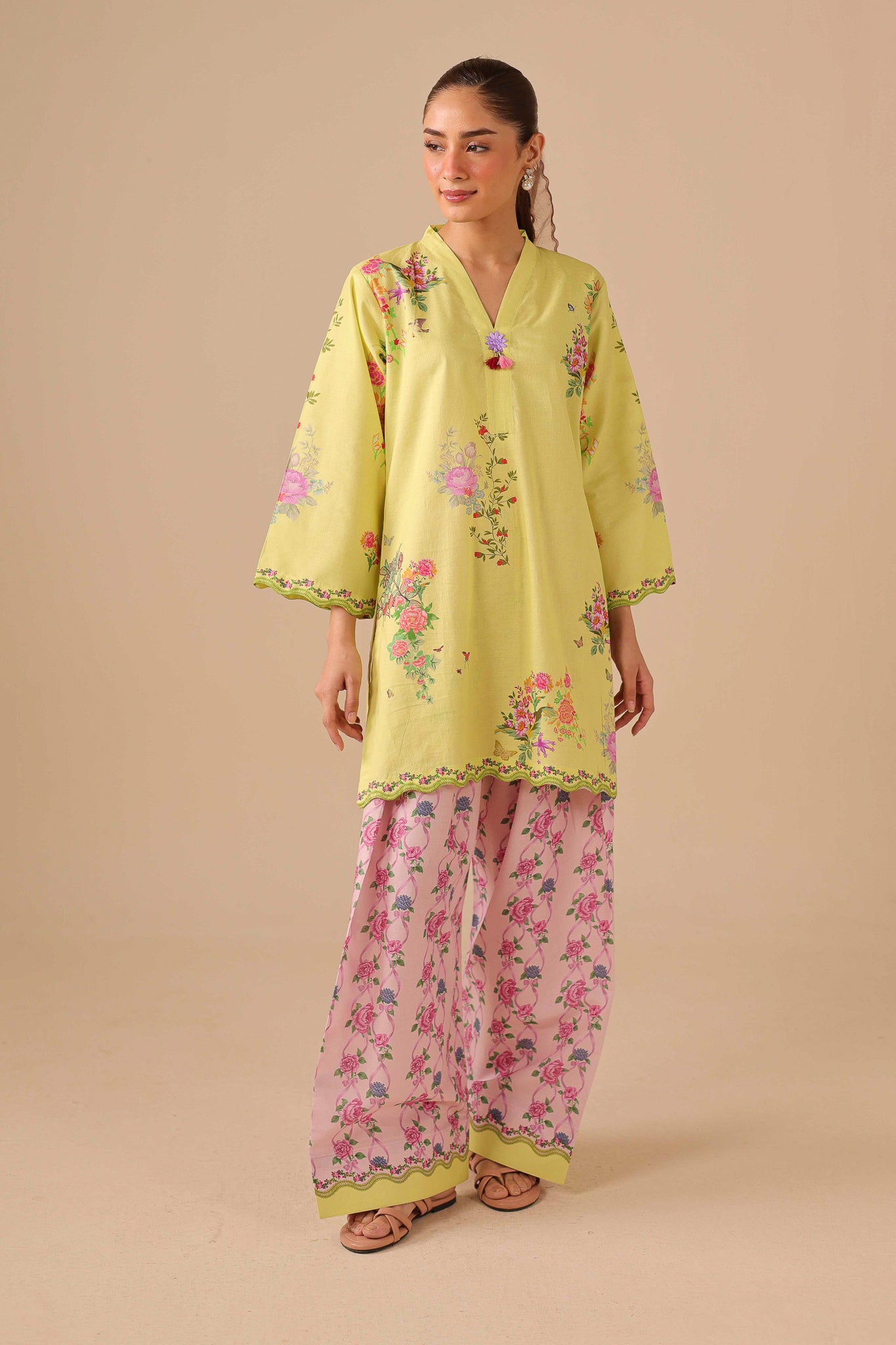 2PC Summer Lawn Dress - 44246