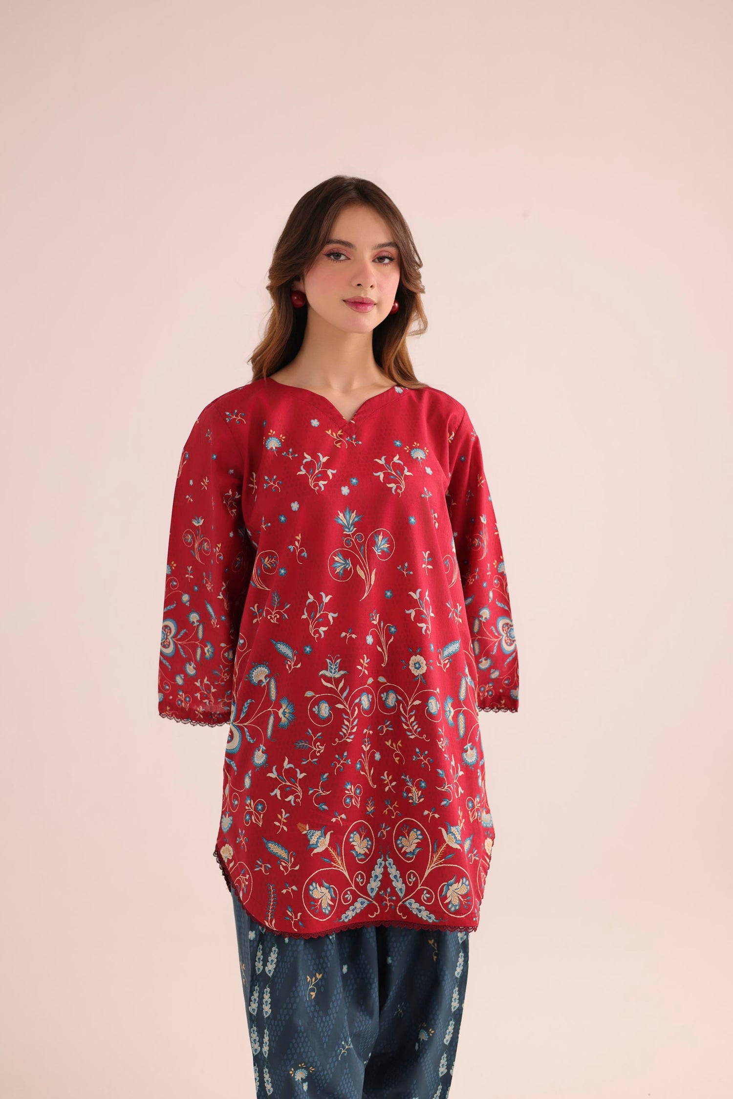 2PC Summer Lawn Dress- PRT L42958