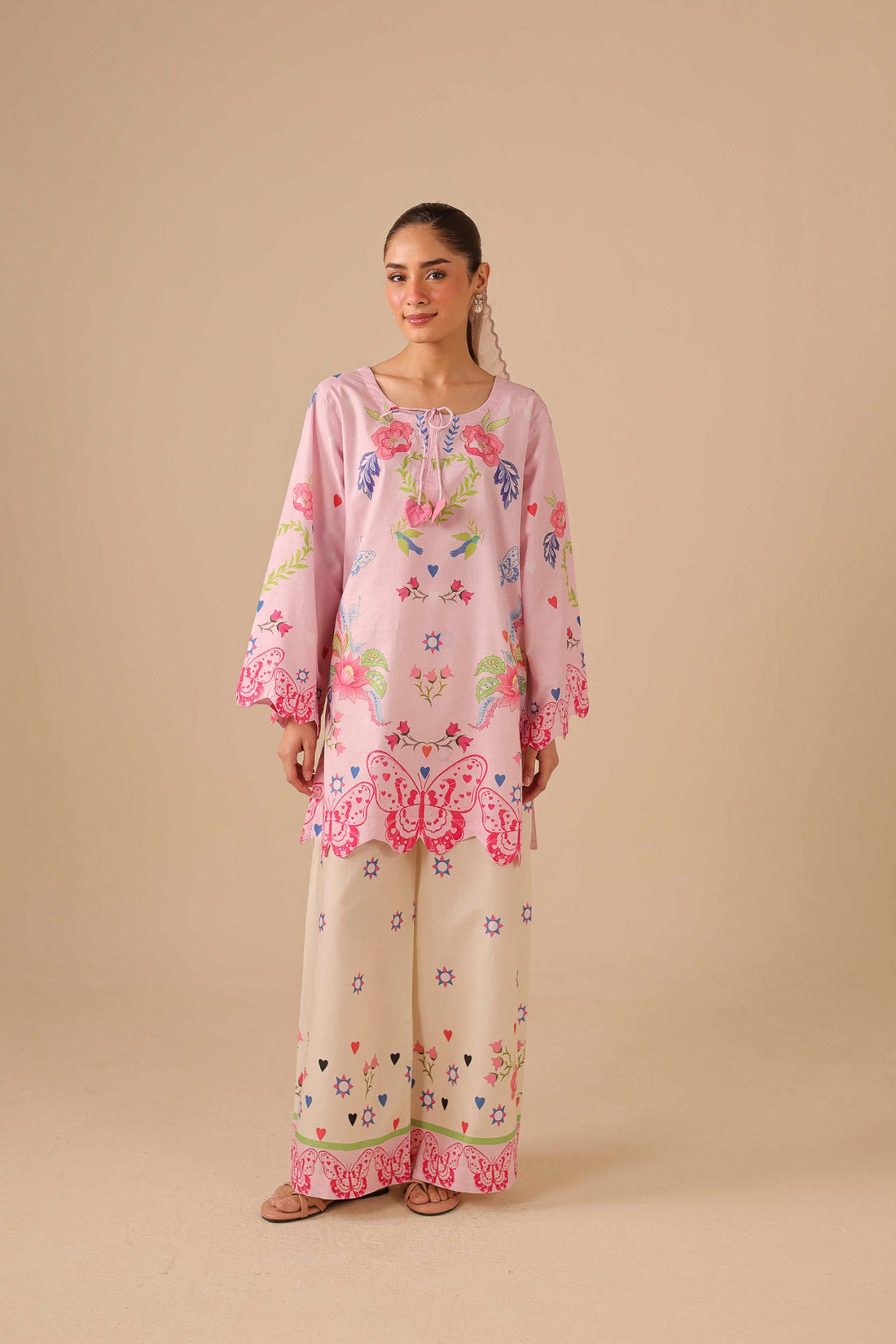 2PC Summer Lawn Dress - 44277