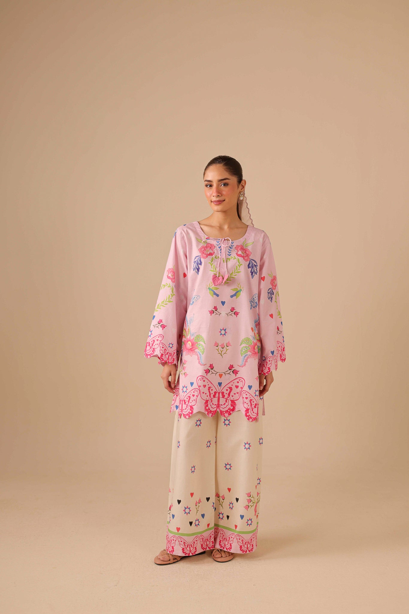 2PC Summer Lawn Dress - 44277