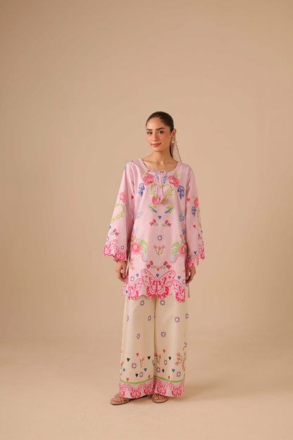 2PC Summer Lawn Dress - 44277
