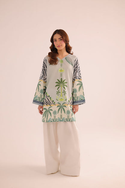 1PC Printed Lawn Kurta - PRT L43301