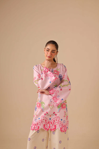 2PC Summer Lawn Dress - 44277