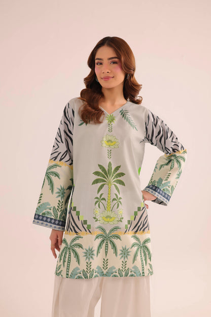 1PC Printed Lawn Kurta - PRT L43301