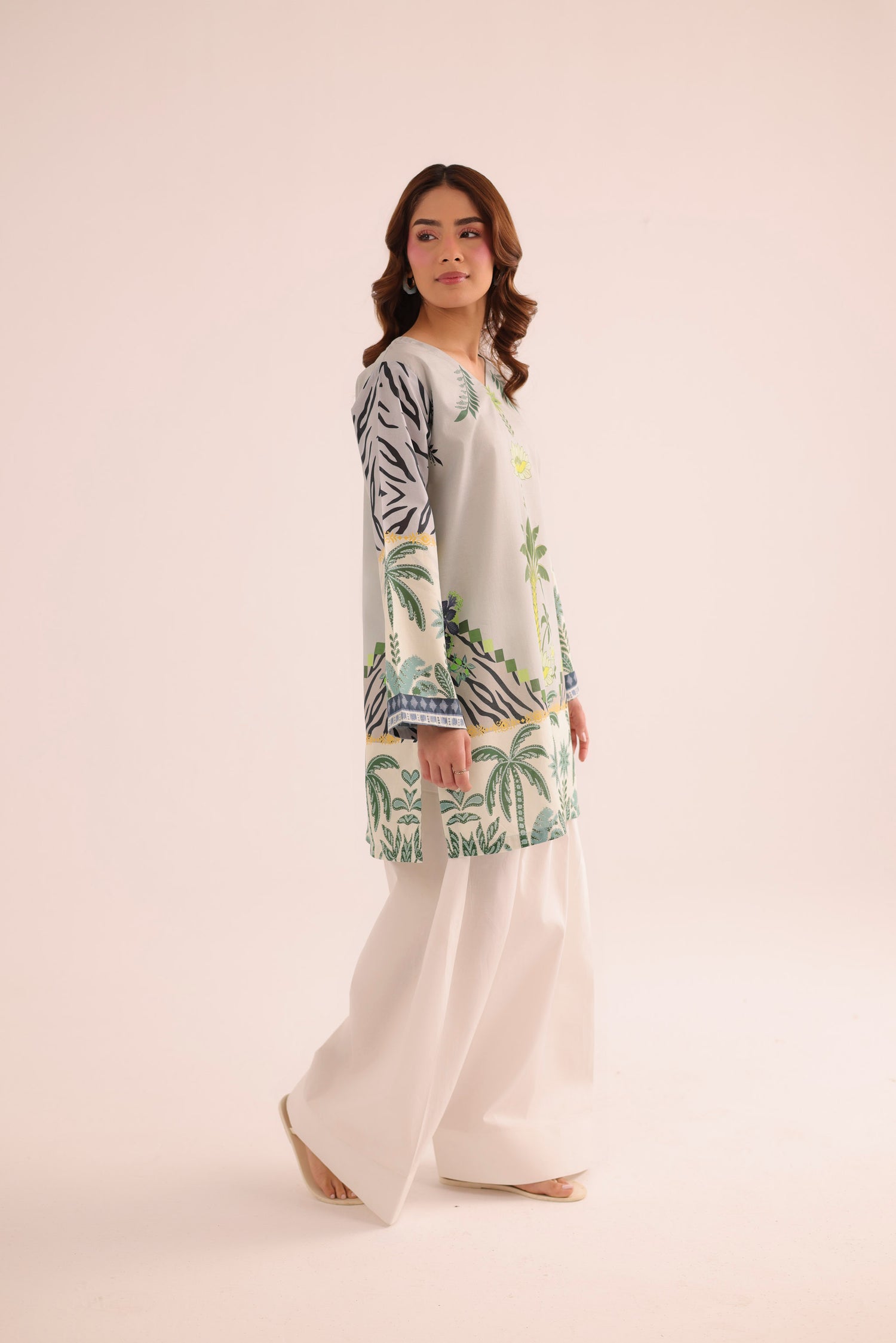 1PC Printed Lawn Kurta - PRT L43301