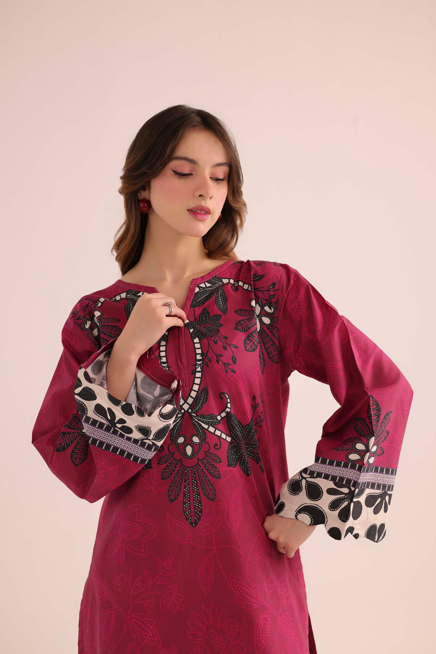 2PC Summer Lawn Dress- PRT L42734
